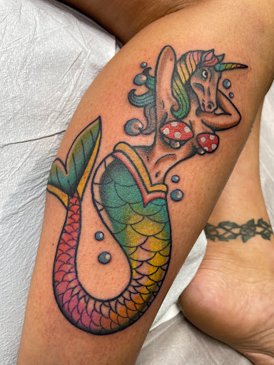 Explore kirby tattoo ideas, creative tattoo ideas in Oakland, available at Good Tattoo