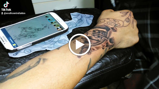 Explore arrowhead tattoo ideas, creative tattoo ideas in Los Angeles, available at South Central Tattoos