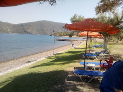 Foto von Skroponeria beach befindet sich in natürlicher umgebung