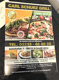 Menu / carte de Carl Schurz Grill à Erftstadt