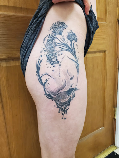 Explore head tattoo ideas male, creative tattoo ideas in Rhinelander, available at Filling The VOID Tattoo Studio