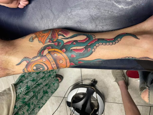 Explore eiffel tower tattoo ideas, creative tattoo ideas in Foley, available at Symbolic Ink Tattoo Studio