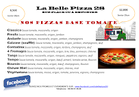 Menu du La Belle Pizza 28 à Chuisnes