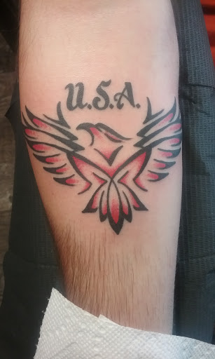 Explore shenron tattoo ideas, creative tattoo ideas in Lakeland, available at Black Swan Tattoo