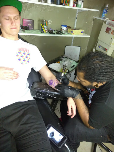 Explore cool tattoo sleeve ideas for guys, creative tattoo ideas in Atlanta, available at Iron Palm Tattoos & Body Piercing Atlanta