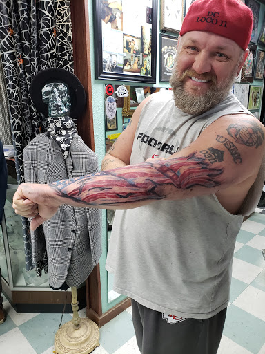 Explore neck tattoo ideas for guys, creative tattoo ideas in Joplin, available at Old 66 Tattoo