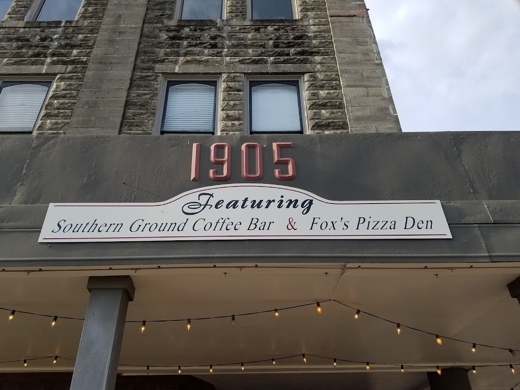 1905 Featuring Southern Ground Coffee Bar & Fox's Pizza Den 39601