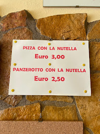 Pizzas à emporter Rosticceria Snack 1 à Lesina Marina (le menu)