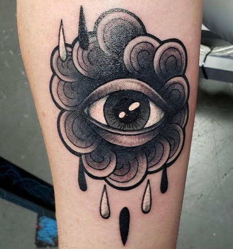 Explore side of head tattoo ideas, creative tattoo ideas in Dallas, available at Cedar Springs Tattoo & Piercing