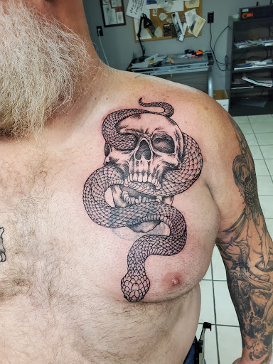 Explore 1/2 sleeve tattoo ideas, creative tattoo ideas in Milan, available at Apocalyptic Ink Studio