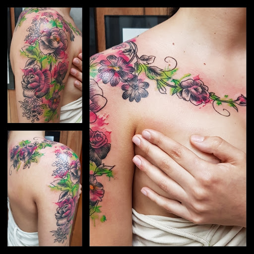 Explore shark tooth tattoo ideas, creative tattoo ideas in Lake Mary, available at Balinese Tattoo USA