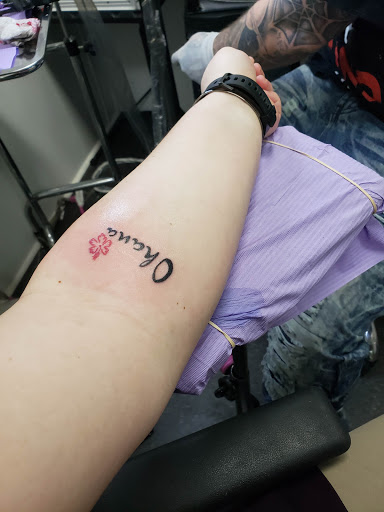 Explore leg tattoo ideas for men, creative tattoo ideas in Statesville, available at Tattoo Factory of Statesville