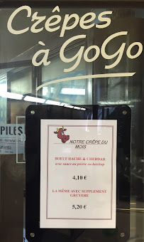 Crêpes à Gogo à Aix-en-Provence menu
