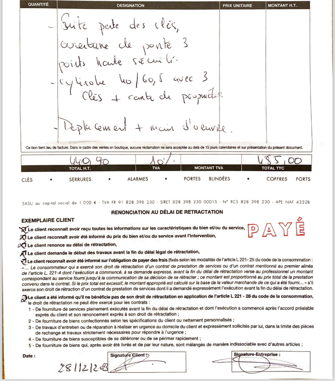 Photo n° 1 de l'avis de Pierre.e fait le 05/01/2024 à 06:49