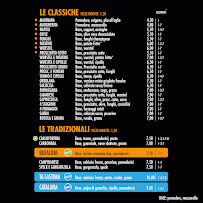 Menu du Su Stampu Pizzeria Quartu à Quartu Sant'Elena