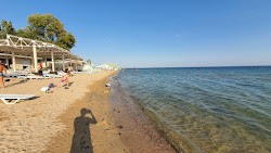 Photo de Oren-Crimea beach avec rivage droit, long