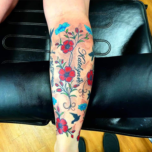 Explore dad and son tattoo ideas, creative tattoo ideas in Sioux City, available at Living Art Tattoo Studio
