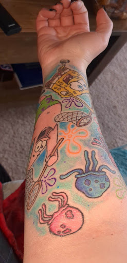 Explore tattoo ideas pocket watch, creative tattoo ideas in Omaha, available at Villains Inc