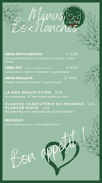 Restaurant Fritta Nostra - Pizza Fritta Toulon à Toulon - menu / carte