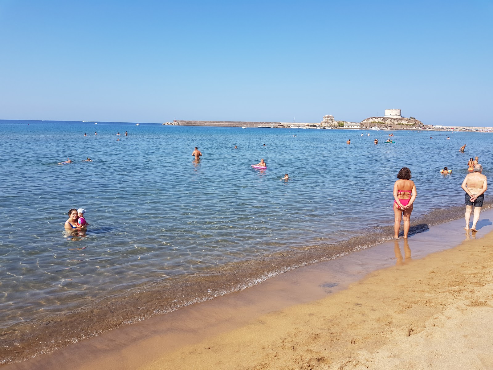 Fotografie cu Bosa Marina beach - recomandat pentru călătorii în familie cu copii