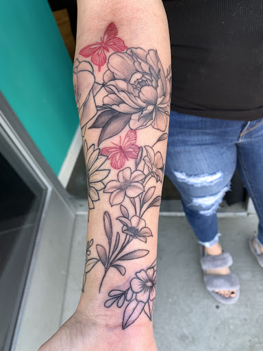 Explore space filling tattoo ideas, creative tattoo ideas in Fresno, available at True Anchor Tattooing