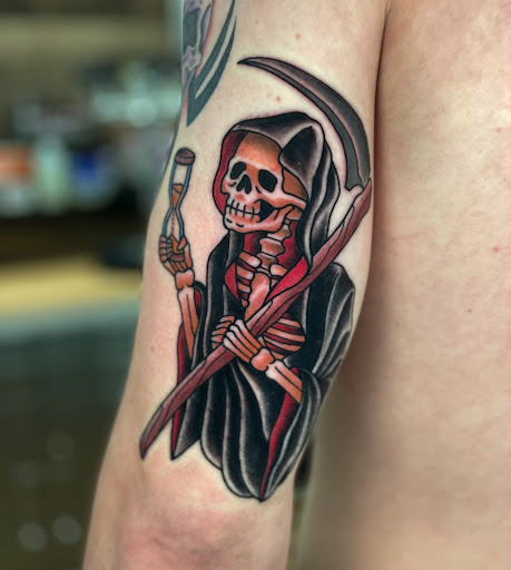 Explore squid tattoo ideas, creative tattoo ideas in Twentynine Palms, available at No Mans Land Tattoo