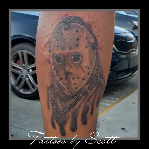 Explore pink panther tattoo ideas, creative tattoo ideas in Houma, available at New Era Tattoo Studio