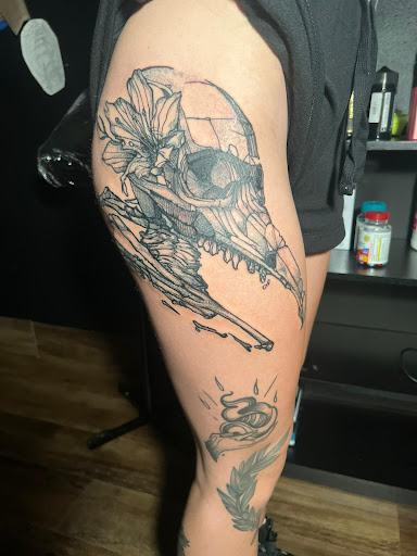 Explore neck tattoo ideas for woman, creative tattoo ideas in Tacoma, available at LIFESENTENCEinK Tattoo Shop