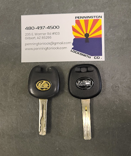 Locksmith «Pennington Locksmith Company», reviews and photos, 235 E Warner Rd #103, Gilbert, AZ 85296, USA
