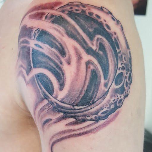 Explore beach themed tattoo ideas, creative tattoo ideas in Foley, available at Next Level Tattoo