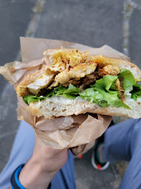 Sandwich au poulet du Restaurant de hamburgers Burgers & Bagels Lafayette à Lyon - n°5