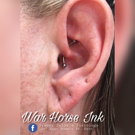 Explore statue tattoo ideas, creative tattoo ideas in Kent, available at War Horse Ink