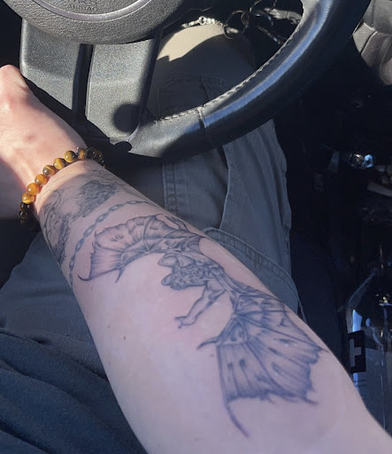 Explore dj tattoo ideas, creative tattoo ideas in Edison, available at Rorschach Gallery