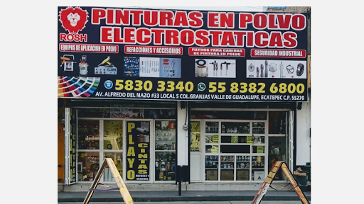 PINTURAS EN POLV0 ELECTROSTÁTICAS ROSH ECATEPEC