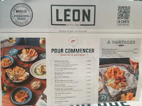 Restaurant Léon - Bordeaux-Sainte Eulalie à Sainte-Eulalie (le menu)
