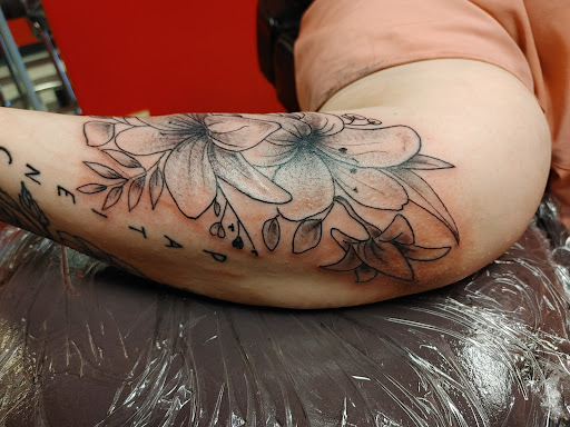 Explore shrek tattoo ideas, creative tattoo ideas in Newport, available at T N T Explosive Tattoo