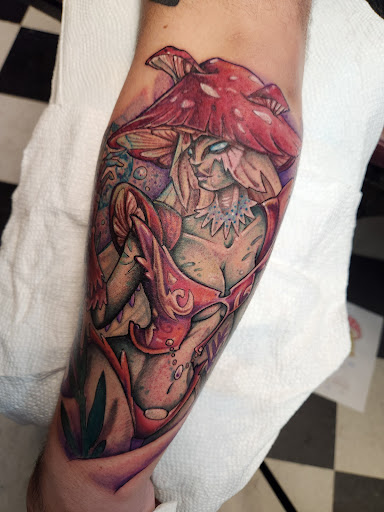 Explore background ideas for sleeve tattoos, creative tattoo ideas in Augusta, available at Mr. Tattoo