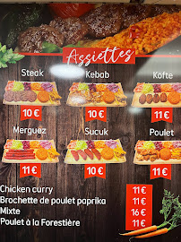 Taksim Grill Kebab à Louviers carte