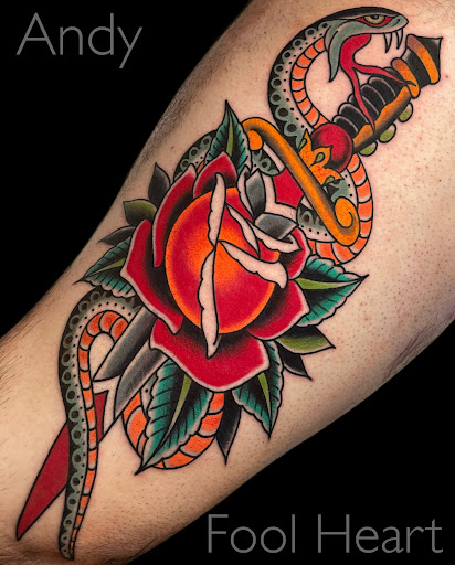 Explore tattoo connection ideas, creative tattoo ideas in Providence, available at Fool Heart Tattoo