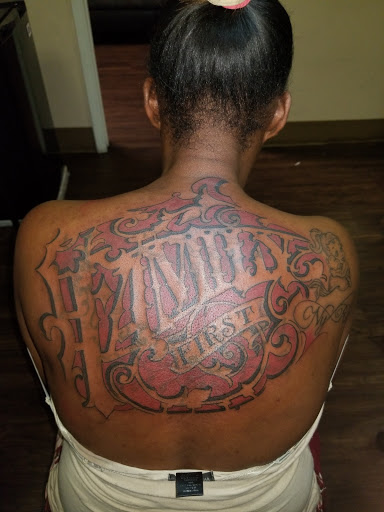 Explore background tattoo ideas, creative tattoo ideas in Sumter, available at LegendaryArt,LLC ,Tattoo Shop