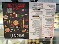 Dali Snack Bar à Venice carte