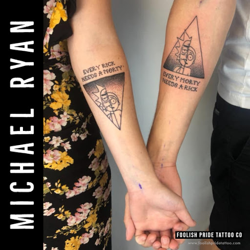 Explore grinch tattoo ideas, creative tattoo ideas in Saint Petersburg, available at Foolish Pride Tattoo Co.