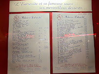Restaurant de grillades à la française Le Relais de l'Entrecôte à Paris - menu / carte