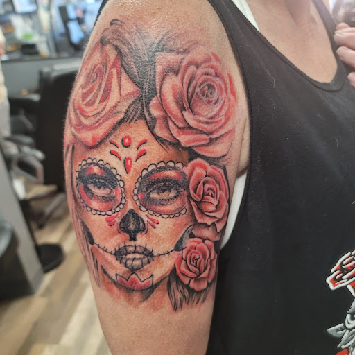 Explore iris tattoo ideas, creative tattoo ideas in Plano, available at 2Groovy Studios