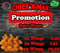 Chick'n Max à Houilles menu