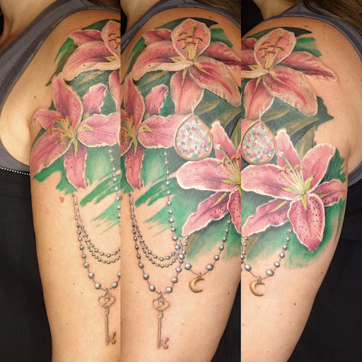 Explore trumpet tattoo ideas, creative tattoo ideas in King Of Prussia, available at The Tattoo Parlour and Lounge