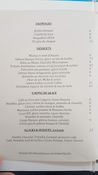 Menu du Restaurant Txalupa à Saint-Jean-de-Luz