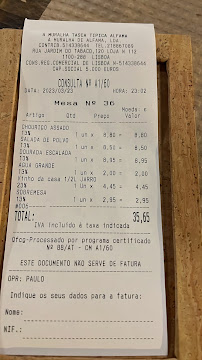 A Muralha Tasca Típica Lisboa em Lisbon menu n° 7