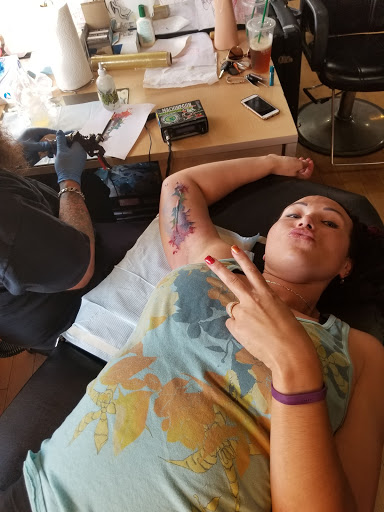 Explore japanese leg tattoo ideas, creative tattoo ideas in San Diego, available at Vivid Tattoo