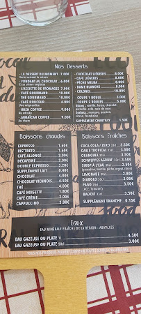 Le Pic Gourmand à Andernos-les-Bains menu